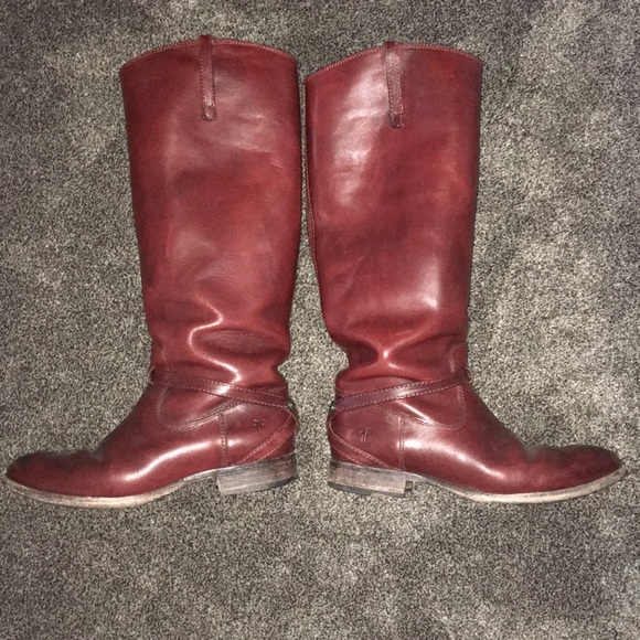 Frye Shoes - TALL FRYE BOOTS SIZE 8